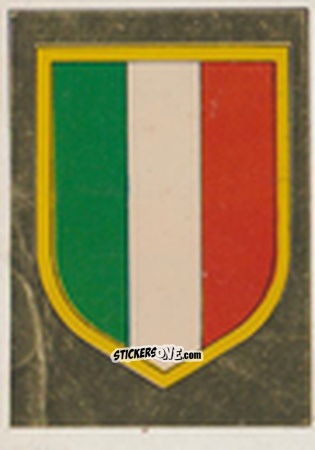 Sticker Scudetto Italia - Calcio Flash 1981 n. SC1 - Edizioni Flash