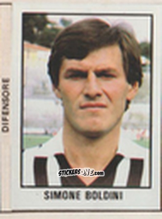 Figurina Simone Boldini - Calcio Flash 1981 n. 4 - Edizioni Flash