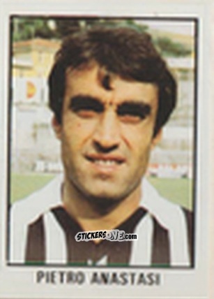 Cromo Pietro Anastasi - Calcio Flash 1981 n. 14 - Edizioni Flash