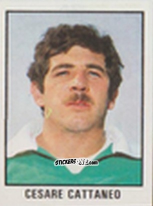 Cromo Cesare Cattaneo - Calcio Flash 1981 n. 19 - Edizioni Flash