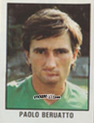 Figurina Paolo Beruatto - Calcio Flash 1981 n. 22 - Edizioni Flash