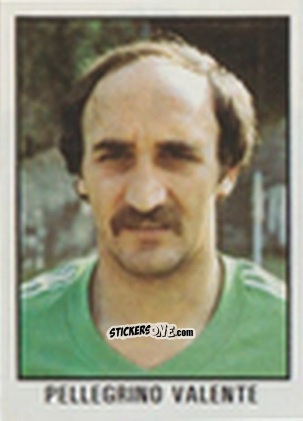 Cromo Pellegrino Valente - Calcio Flash 1981 n. 23 - Edizioni Flash
