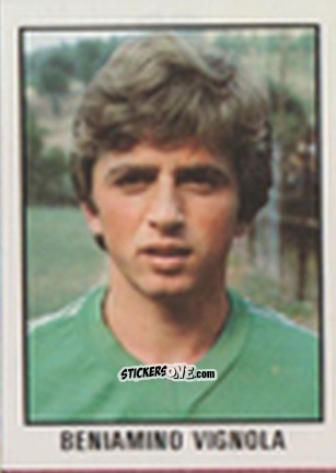 Cromo Beniamino Vignola - Calcio Flash 1981 n. 26 - Edizioni Flash