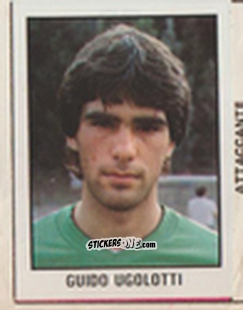 Figurina Guido Ugolotti - Calcio Flash 1981 n. 29 - Edizioni Flash