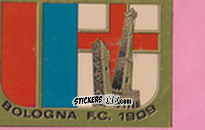 Sticker Scudetto Bologna - Calcio Flash 1981 n. SC5 - Edizioni Flash