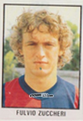 Sticker Fulvio Zuccheri - Calcio Flash 1981 n. 38 - Edizioni Flash