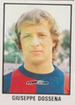 Figurina Giuseppe Dossena - Calcio Flash 1981 n. 40 - Edizioni Flash