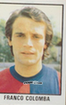 Sticker Franco Colomba - Calcio Flash 1981 n. 41 - Edizioni Flash