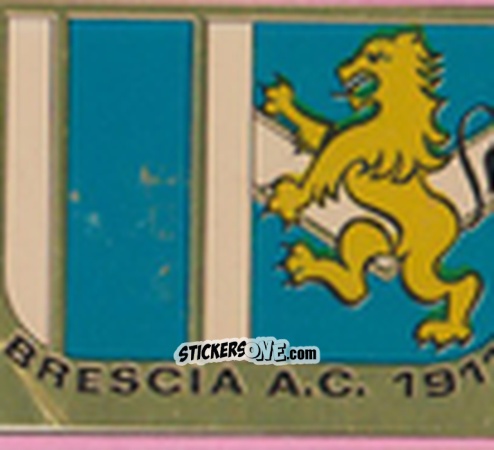 Sticker Scudetto Brescia - Calcio Flash 1981 n. SC6 - Edizioni Flash