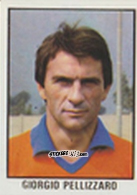 Sticker Giorgio Pellizzaro - Calcio Flash 1981 n. 47 - Edizioni Flash