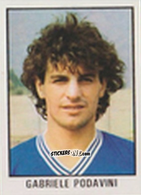 Cromo Gabriele Podavini - Calcio Flash 1981 n. 48 - Edizioni Flash