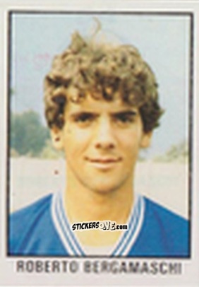 Cromo Roberto Bergamaschi - Calcio Flash 1981 n. 54 - Edizioni Flash