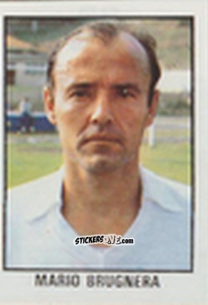 Cromo Mario Brugnera - Calcio Flash 1981 n. 66 - Edizioni Flash