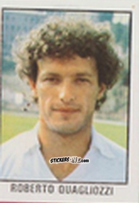Sticker Roberto Quagliozzi - Calcio Flash 1981 n. 70 - Edizioni Flash