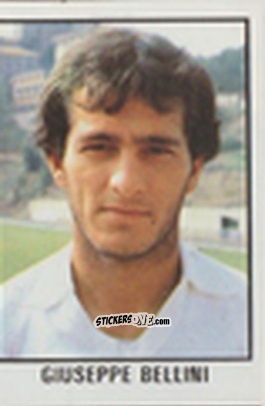 Figurina Giuseppe Bellini - Calcio Flash 1981 n. 71 - Edizioni Flash