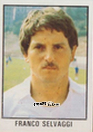 Figurina Franco Selvaggi - Calcio Flash 1981 n. 73 - Edizioni Flash