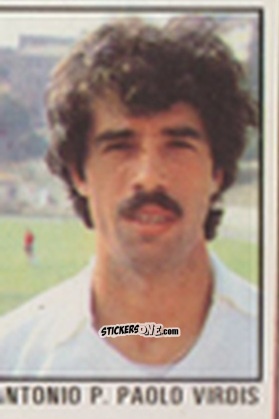 Cromo Antonio P. Paolo Virdis - Calcio Flash 1981 n. 75 - Edizioni Flash
