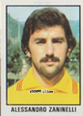 Cromo Alessandro Zaninelli - Calcio Flash 1981 n. 77 - Edizioni Flash