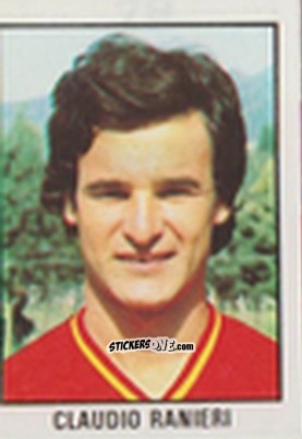Sticker Claudio Ranieri - Calcio Flash 1981 n. 79 - Edizioni Flash