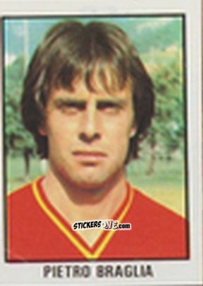 Cromo Pietro Braglia - Calcio Flash 1981 n. 83 - Edizioni Flash