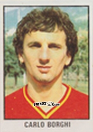 Cromo Carlo Borghi - Calcio Flash 1981 n. 87 - Edizioni Flash