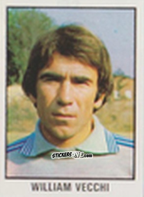 Sticker William Vecchi - Calcio Flash 1981 n. 91 - Edizioni Flash