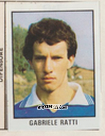 Cromo Gabrielle Ratti - Calcio Flash 1981 n. 94 - Edizioni Flash