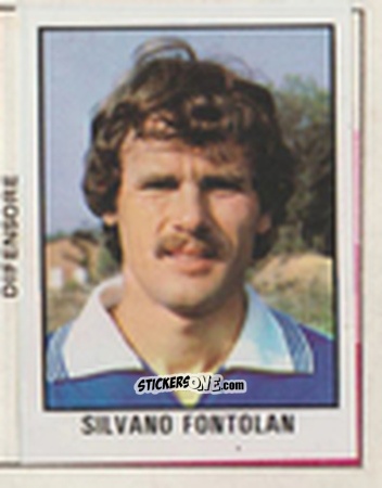 Cromo Silvano Fontolan - Calcio Flash 1981 n. 95 - Edizioni Flash