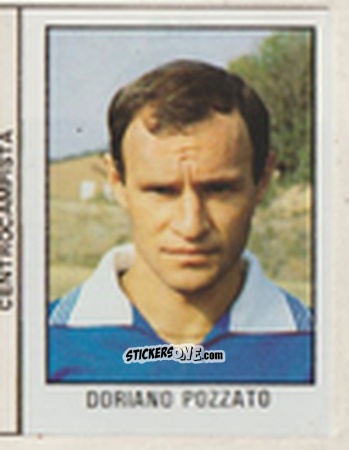 Sticker Doriano Pozzato - Calcio Flash 1981 n. 99 - Edizioni Flash