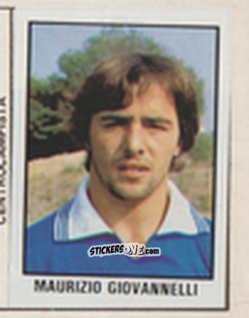 Sticker Maurizio Giovannelli - Calcio Flash 1981 n. 101 - Edizioni Flash