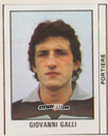 Figurina Giovanni Galli - Calcio Flash 1981 n. 106 - Edizioni Flash