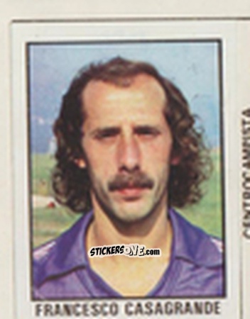 Sticker Francesco Casagrande - Calcio Flash 1981 n. 114 - Edizioni Flash