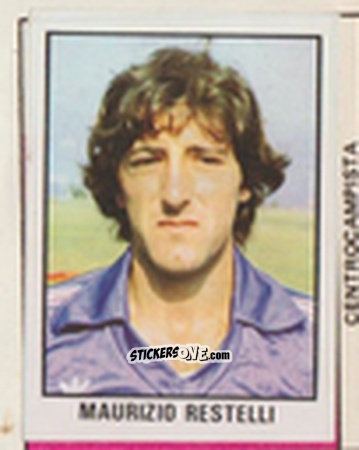 Cromo Maurizio Restelli - Calcio Flash 1981 n. 116 - Edizioni Flash