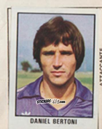Figurina Daniel Bertoni - Calcio Flash 1981 n. 120 - Edizioni Flash