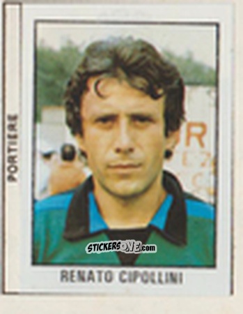 Cromo Renato Cipollini - Calcio Flash 1981 n. 122 - Edizioni Flash