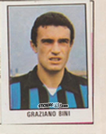 Sticker Graziano Bini - Calcio Flash 1981 n. 127 - Edizioni Flash