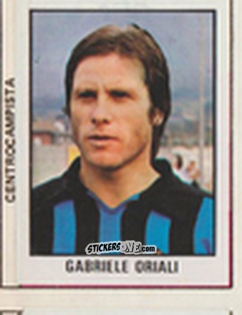 Cromo Gabriele Oriali - Calcio Flash 1981 n. 128 - Edizioni Flash