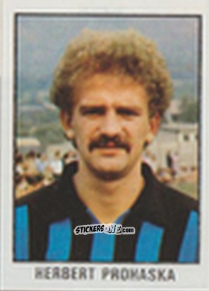Sticker Herbert Prohaska - Calcio Flash 1981 n. 131 - Edizioni Flash