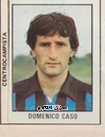 Sticker Domenico Caso - Calcio Flash 1981 n. 132 - Edizioni Flash