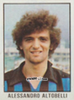 Figurina Alessandro Altobelli - Calcio Flash 1981 n. 134 - Edizioni Flash