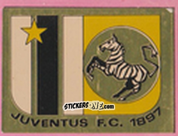 Cromo Scudetto Juventus - Calcio Flash 1981 n. SC12 - Edizioni Flash