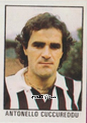 Sticker Antonello Cuccureddu - Calcio Flash 1981 n. 138 - Edizioni Flash