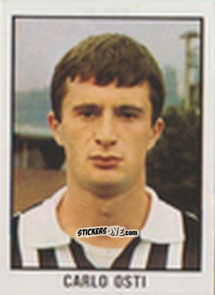 Cromo Carlo Osti - Calcio Flash 1981 n. 141 - Edizioni Flash