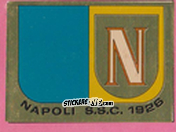 Sticker Scudetto Napoli - Calcio Flash 1981 n. SC13 - Edizioni Flash