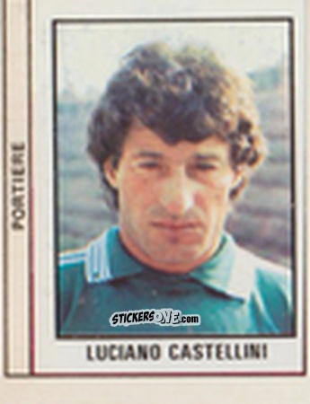 Figurina Luciano Castellini - Calcio Flash 1981 n. 151 - Edizioni Flash