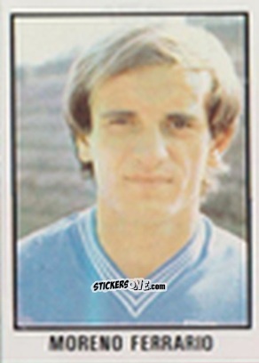 Sticker Moreno Ferrario - Calcio Flash 1981 n. 155 - Edizioni Flash