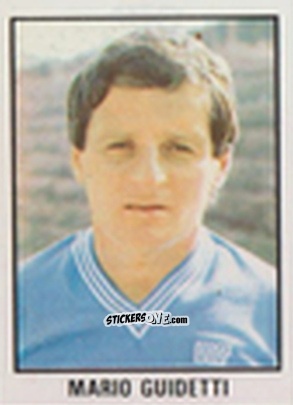 Sticker Mario Guidetti - Calcio Flash 1981 n. 158 - Edizioni Flash