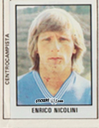 Sticker Enrico Nicolini - Calcio Flash 1981 n. 159 - Edizioni Flash