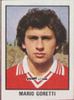 Cromo Mario Goretti - Calcio Flash 1981 n. 176 - Edizioni Flash