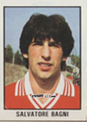Figurina Salvatore Bagni - Calcio Flash 1981 n. 178 - Edizioni Flash